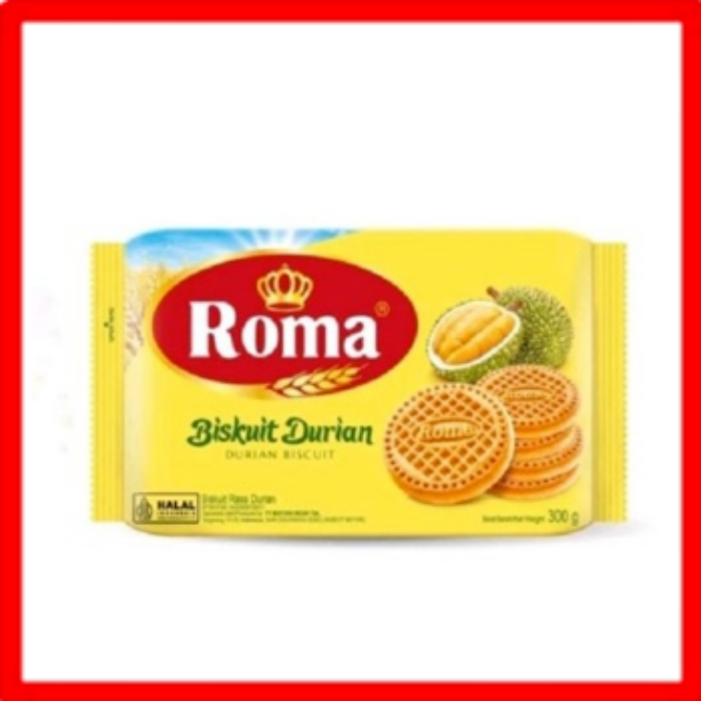 

ROMA BISKUIT DURIAN @ 300 GRAM