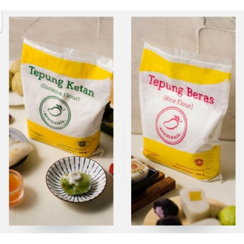 

Aromanis Tepung Ketan, Tepung Beras 500gram