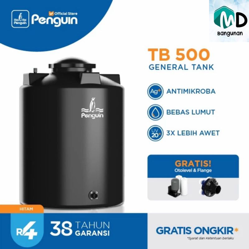 Tangki Air / Tandon Air / Toren Air Penguin TB 50 5000 Liter, Isian 5.100 Liter General Tank