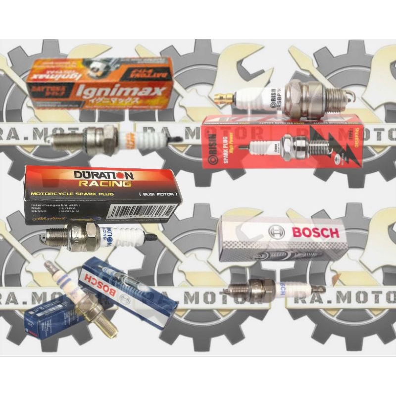 [Baca Deskripsi]Spark Plugs Busi Duration Racing Busi Daytona Racing Busi Orisin Racing Busi Bosh Se