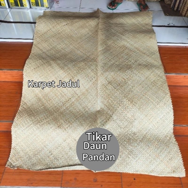 Tikar kulit pandan jenazah / Tikar jadul daun pandan karpet