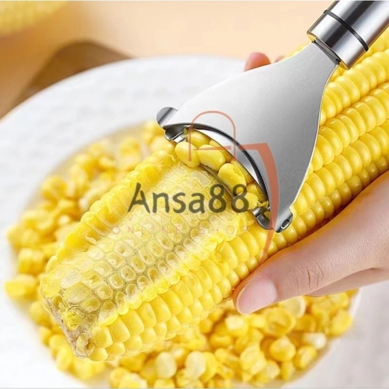 	 Corn Peeler Stainless parutan jagung alat pengupas biji jagung alat serut jagung	