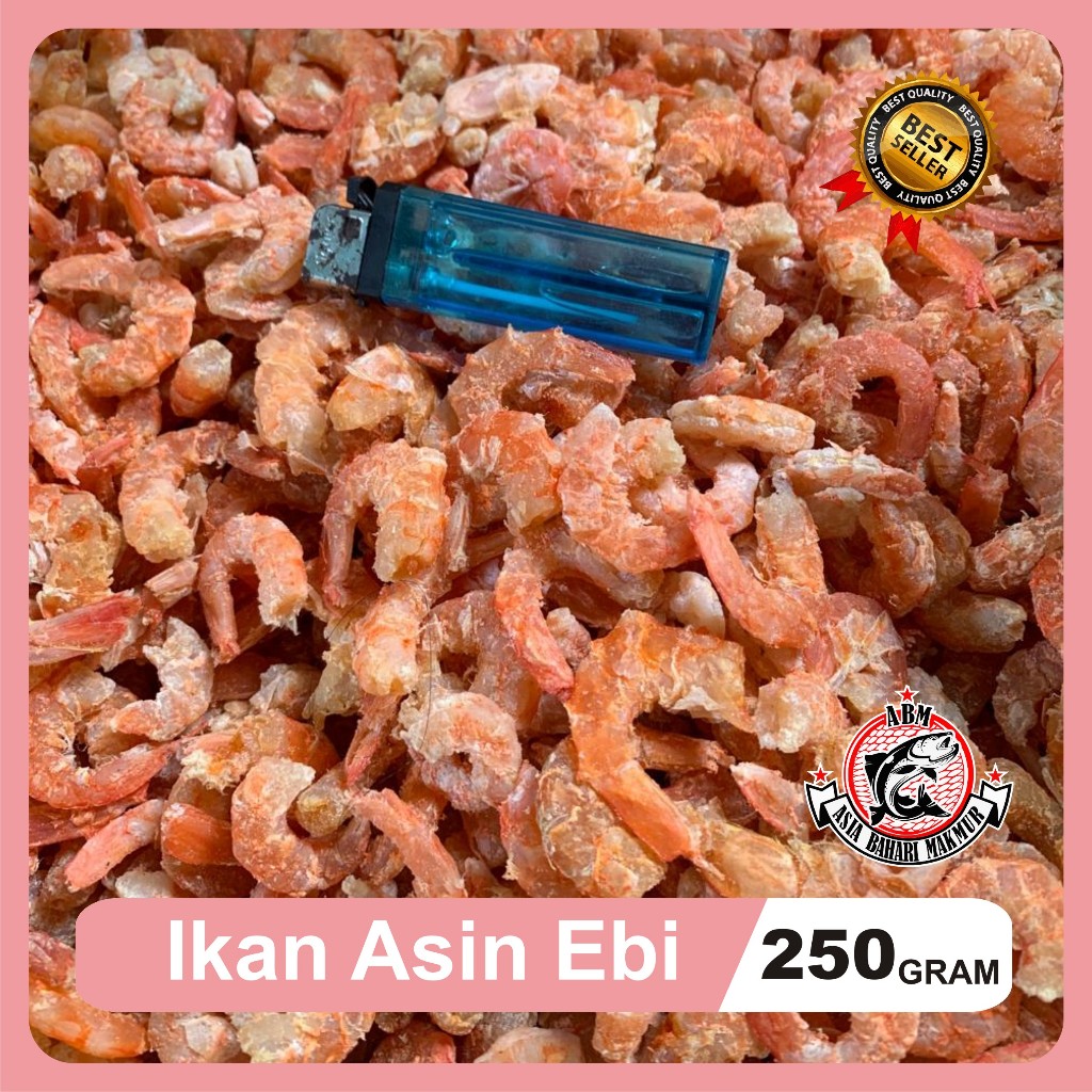 

RB Ikan Asin Ebi Kering Udang Ebi Tanpa Kulit 250 gr