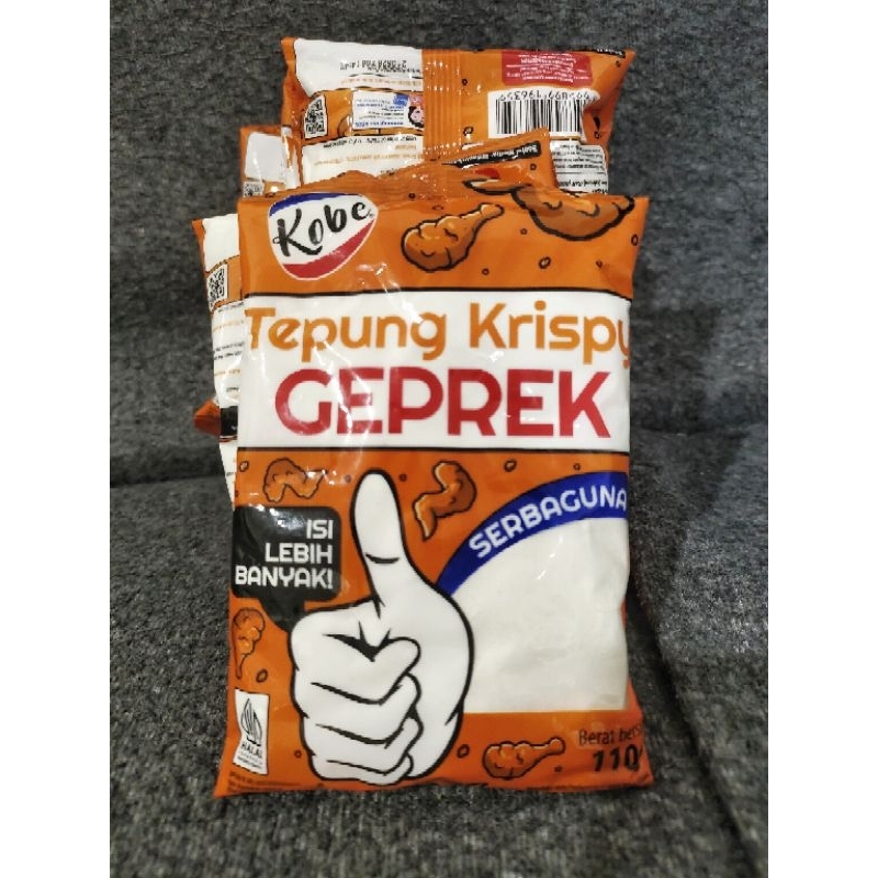 

Kobe Tepung Ayam Geprek / Tepung Ayam Krispy 110gr