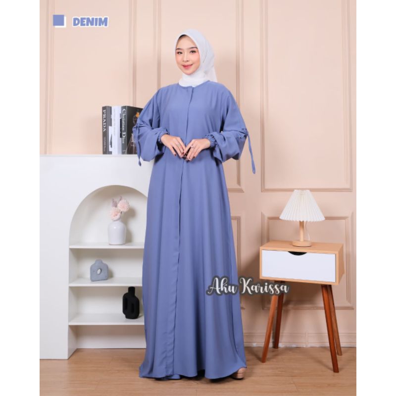 WIKA DRESS by AKU KARISSA / GAMIS WIKA /GAMIS POLOS / GAMIS YORA STRECH / GAMIS WANITA TERBARU
