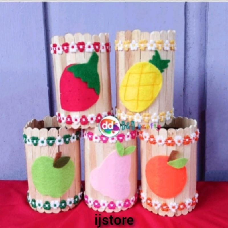 

COD tempat pensil stik es krim buah-buahan