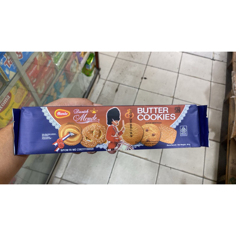 

MONDE BUTTER COOKIES KEMASAN PACK 90gr