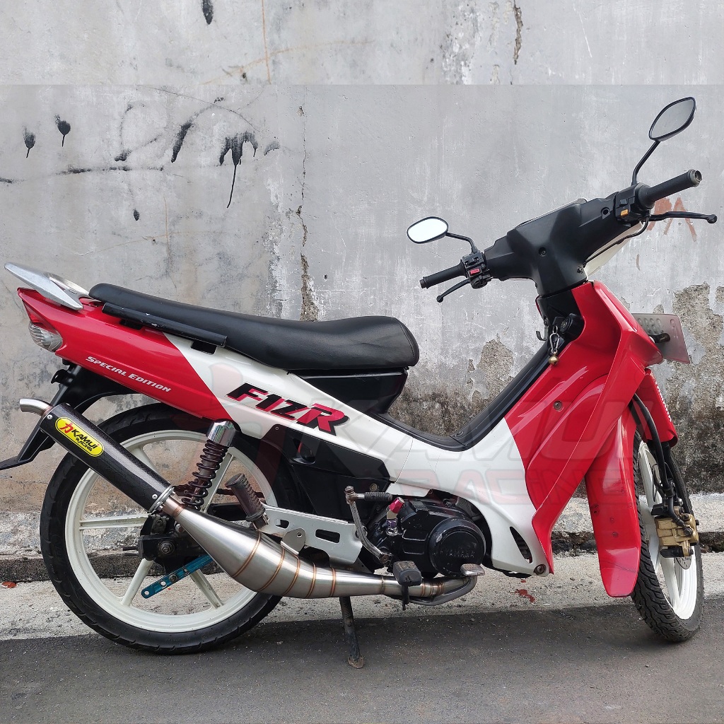 KNALPOT F1ZR FIZR KOLONG SAMPING KARBON ORIGINAL KAMUI RACING EXHAUST