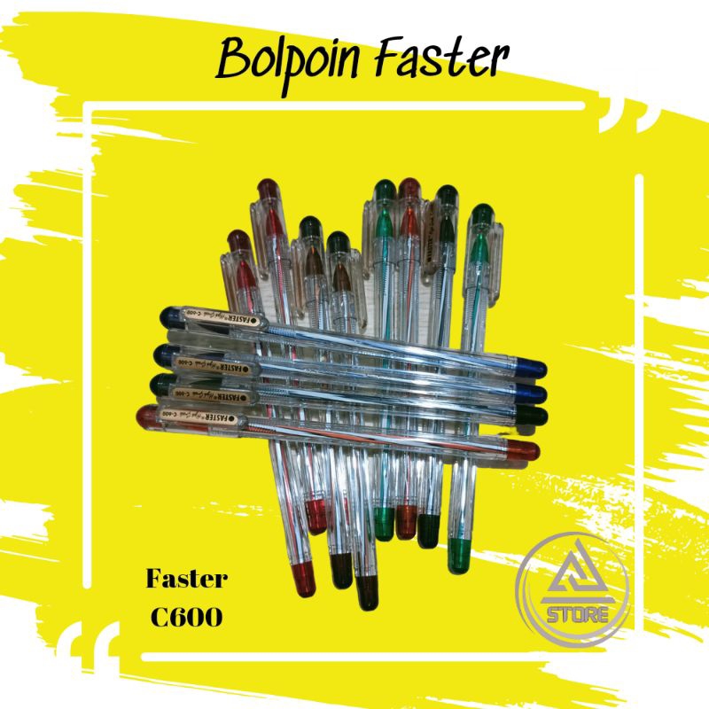 

BOLPOIN FASTER C600|PULPEN FASTER