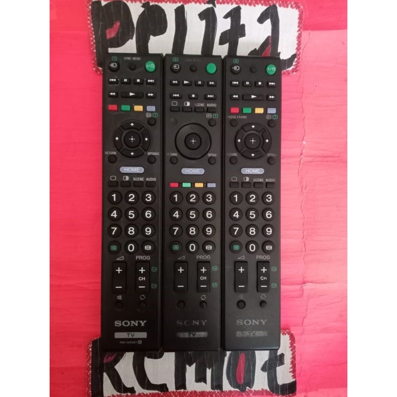REMOTE SONY BRAVIA TV LCD LED ORIGINAL TERLENGKAP