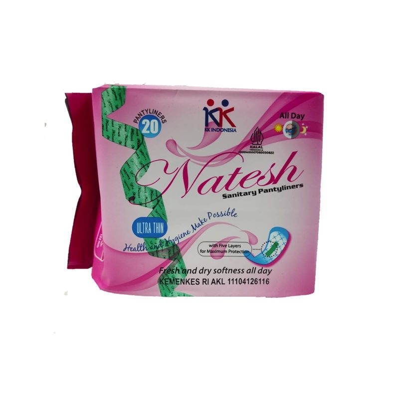 Natesh Pantyliner - pembalut kesehatan panty