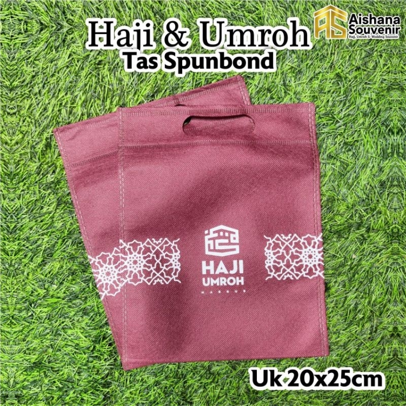 

Tas Spunbond Haji Umroh Premium Ready Stock UK P20 T25cm Warna Marron