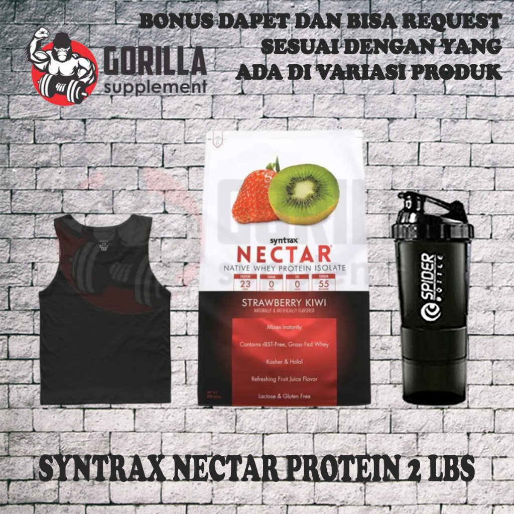 PROMO SYNTRAX NECTAR 2lbs Whey Protein Isolate USA