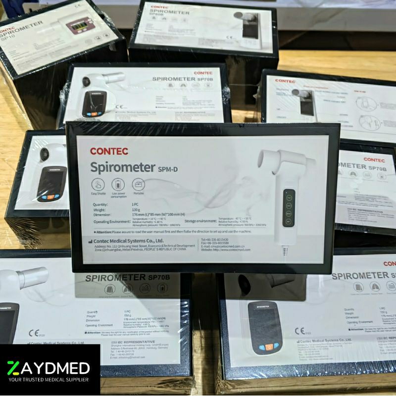 Digital Spirometer Contec/ Spirometer Portable Contec Ready Siap Kirim