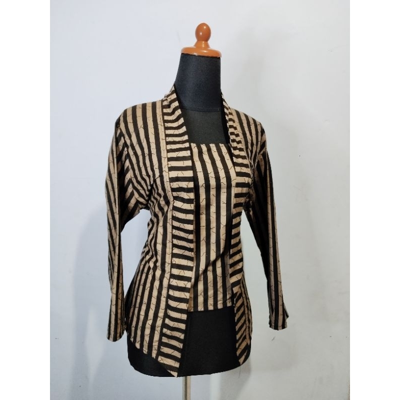 TERLARIS Baju adat jawa wanita Baju lurik wanita Baju surjan lurik Kebaya lurik wanita Baju lurik Ja