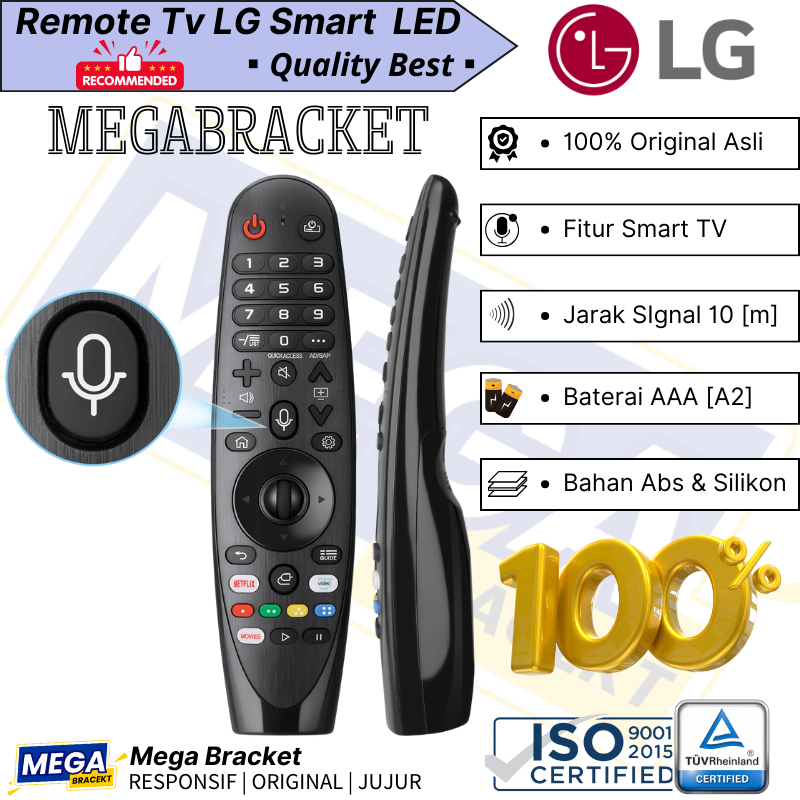 Remote Remote LG Smart TV Magic Remote TV LG Smart Cursor Netflix Youtube Garansi Cocok