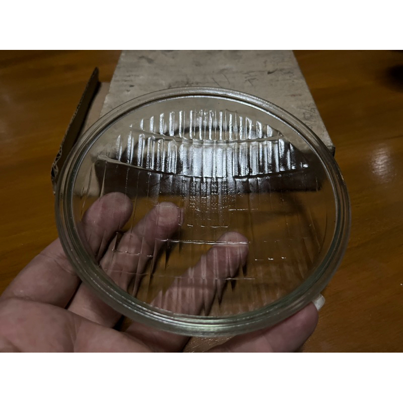 KACA LAMPU GL100 BULAT KACA LAMPU DEPAN GL125 tahun79 Bulat Platina