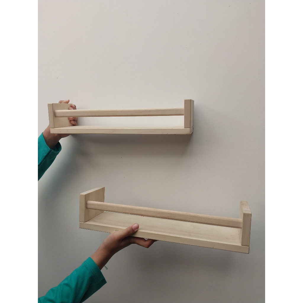 Take all rak dinding kayu ikea rak tempat bumbu dapur NEW