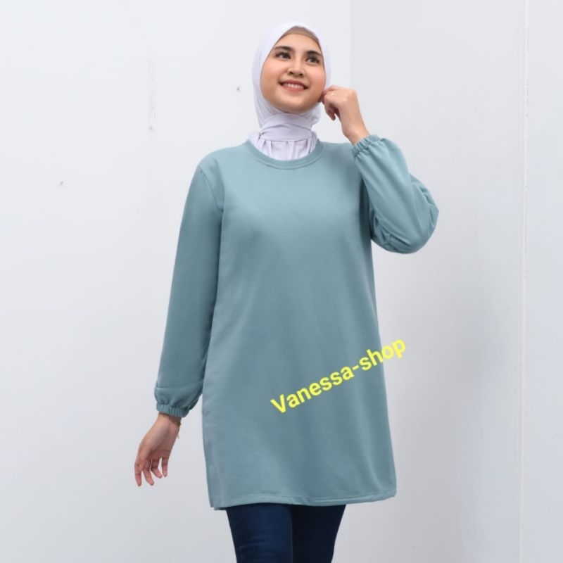 Diskon Kaos Tunik Wanita Lengan Panjang Dewasa Terbaru Kaos Tunik Polos