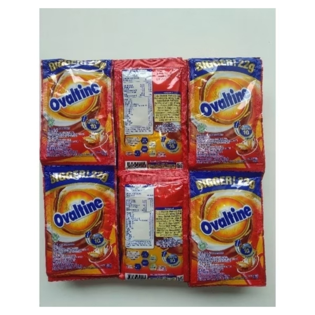 

OVALTINE SASET ( 1 RENTENG) 22 GRAM bigger ISI 10 pcs