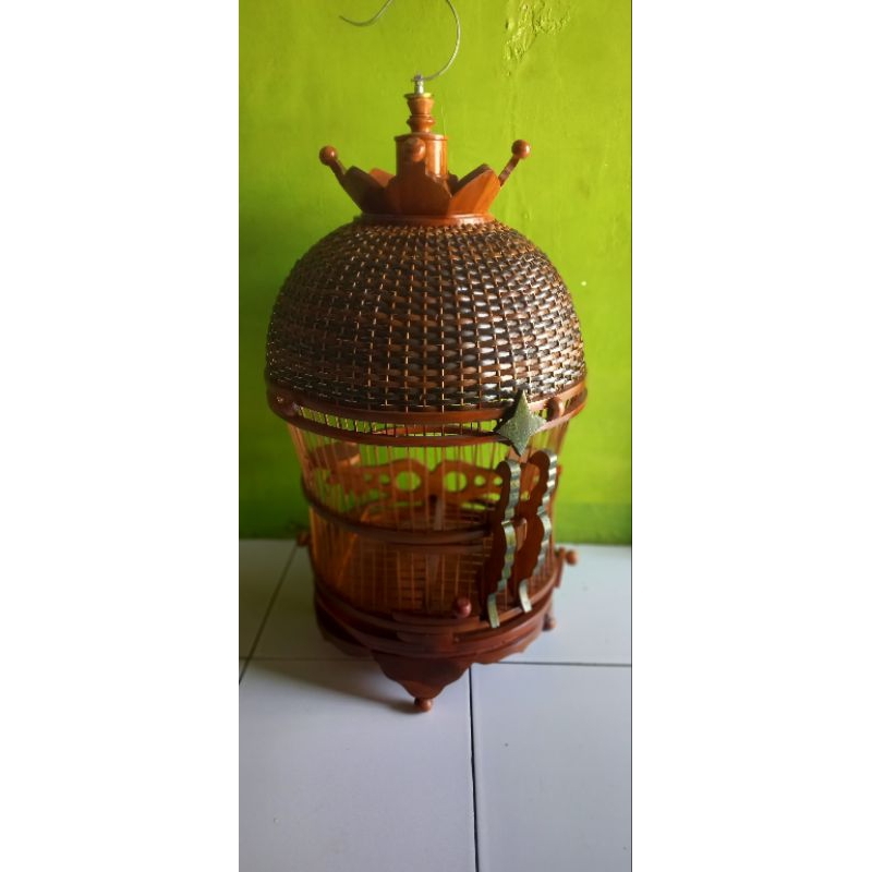 Sangkar perkutut kayu jati