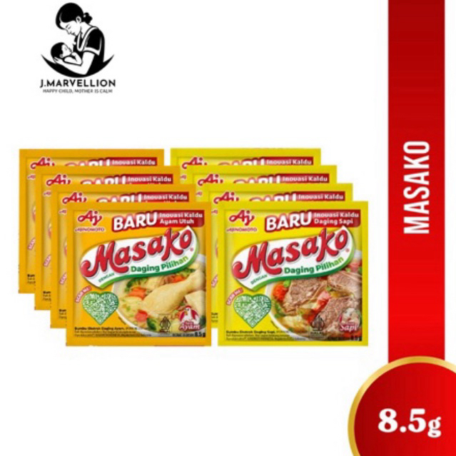 

Masako Kaldu Bubuk Bunby Penyedap rasa ayam | sapi isi 8.5gr X 12pc