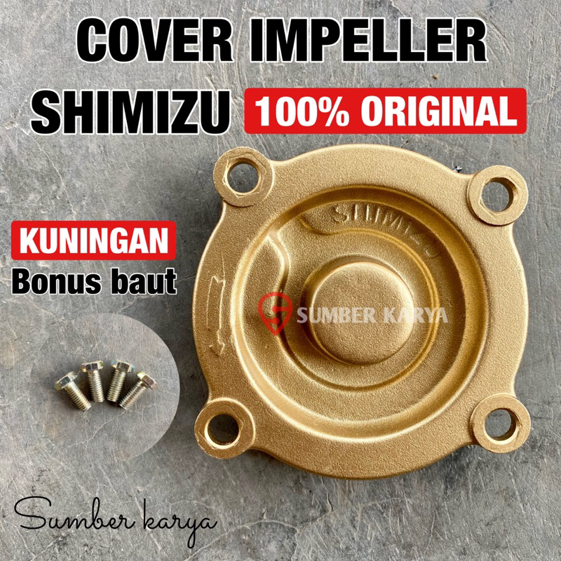 COVER IMPELLER SHIMIZU 130 KUNINGAN - tutup impeller shimizu