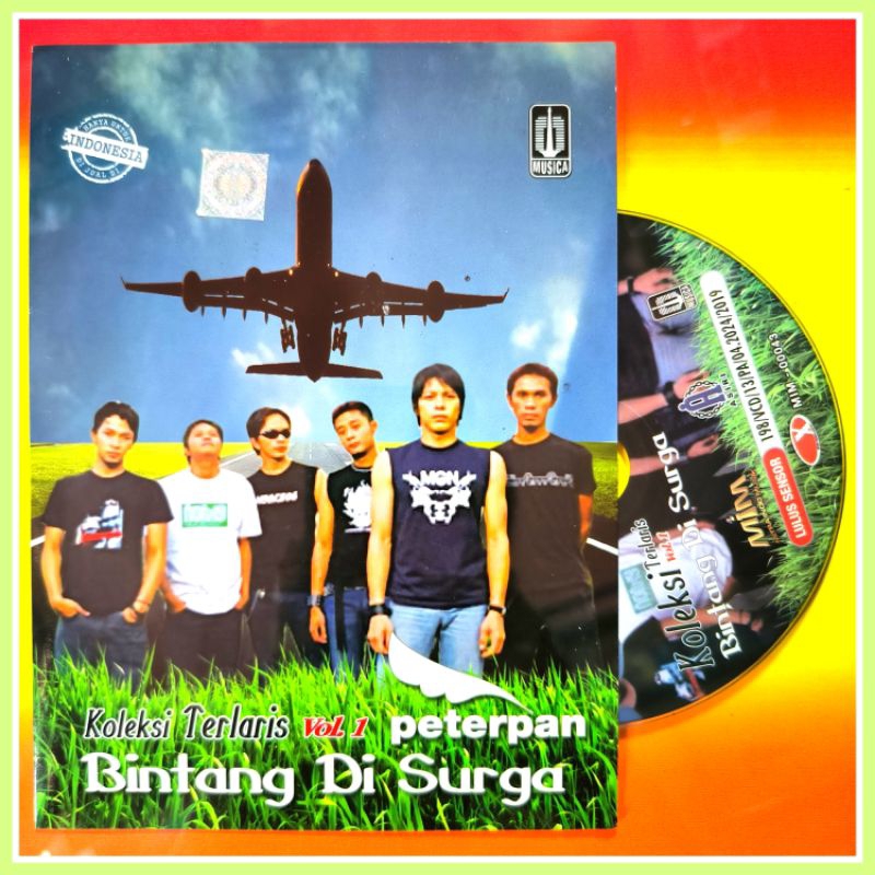 Kaset VCD Musik 15 Lagu Pop Indonesia Peterpan Vol. 01 Album Terlaris.