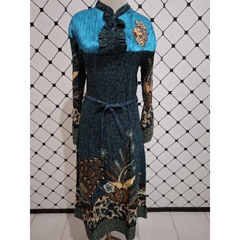 Gamis Plisket Batik New