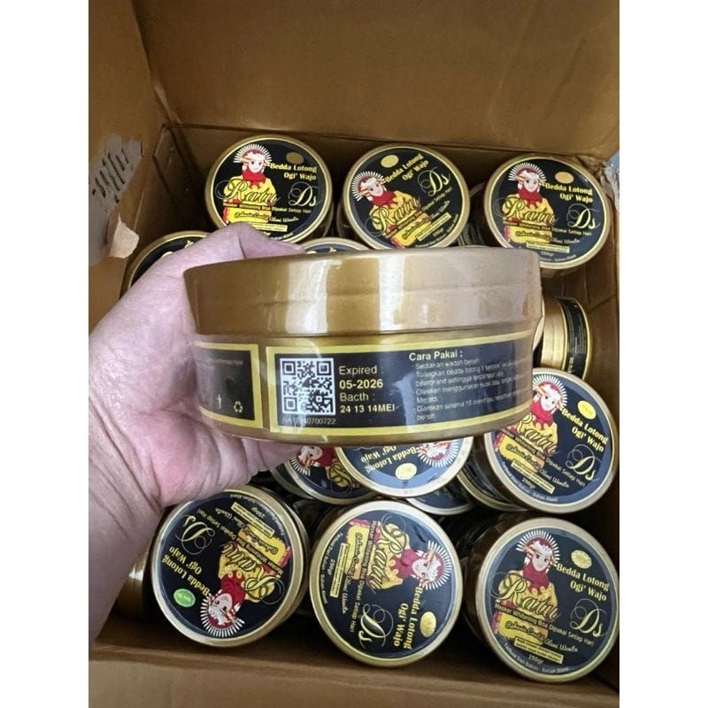 Bedda Lotong Ratu Ds 100 % ORIGINAL BPOM/Bedda Lotong Ogi wajo/Lulur rempah BPOM