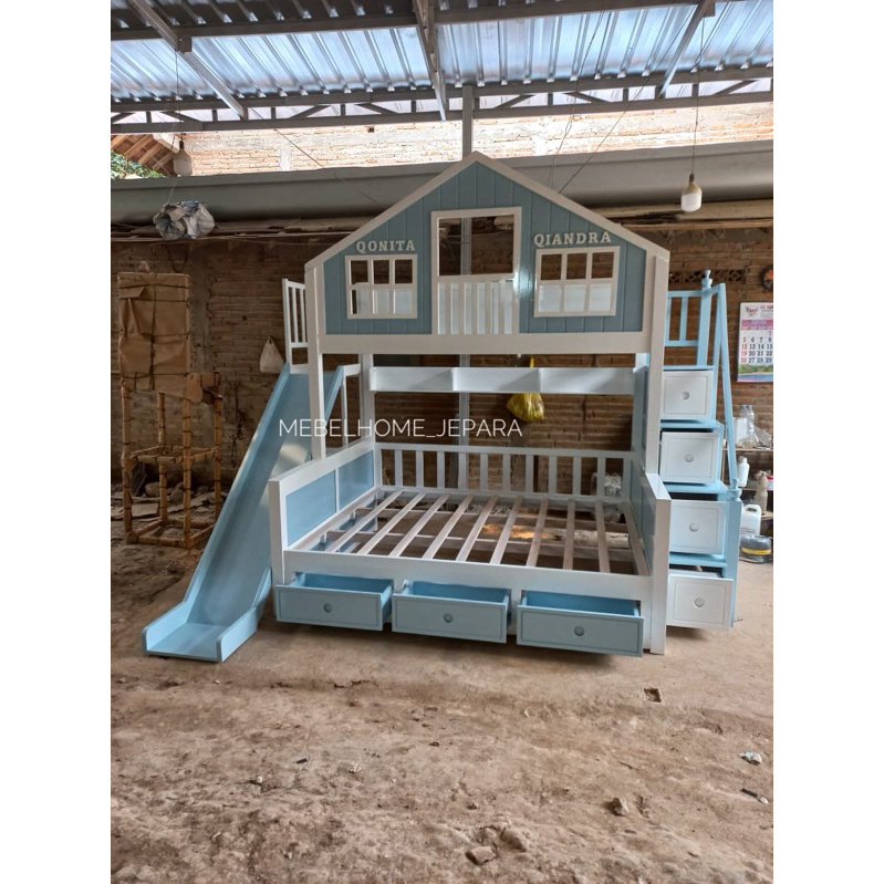 dipan tingkat anak,dipan anak termurah,dipan tingkat mahoni termurah