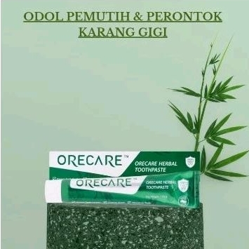 ORECARE Herbal Tooth Paste 135 gram Pasta gigi ini mengandung ekstrak tumbuhan yang berkhasiat menin