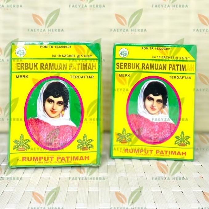 

Rumput Patimah bubuk isi 10 Sachet / Serbuk Ramuan Patimah / Jamu Rumput Fatimah