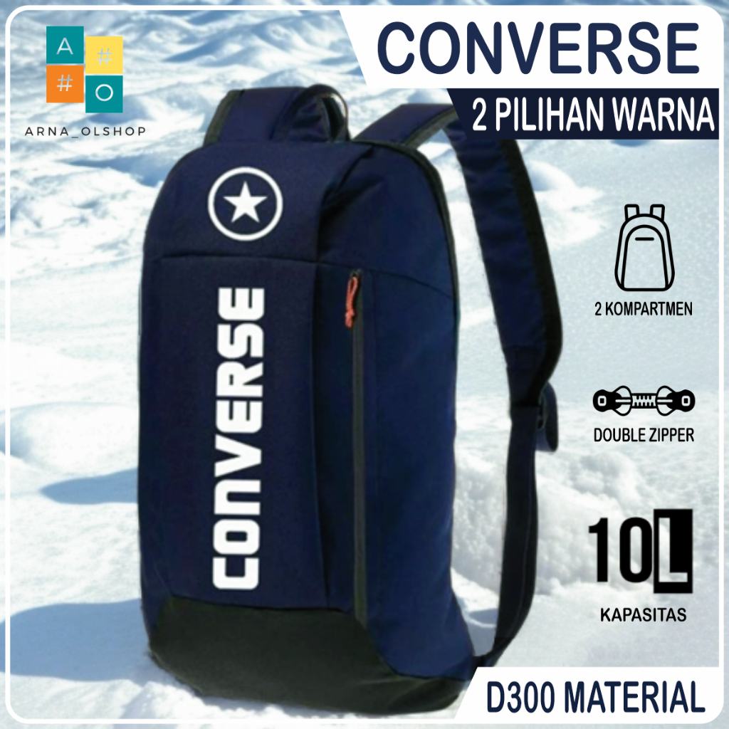 Converse Tas Sepatu Tas Ransel Tas Olahraga Pria Tas 10 Liter Tas Bola Sport Best Quality Murah New