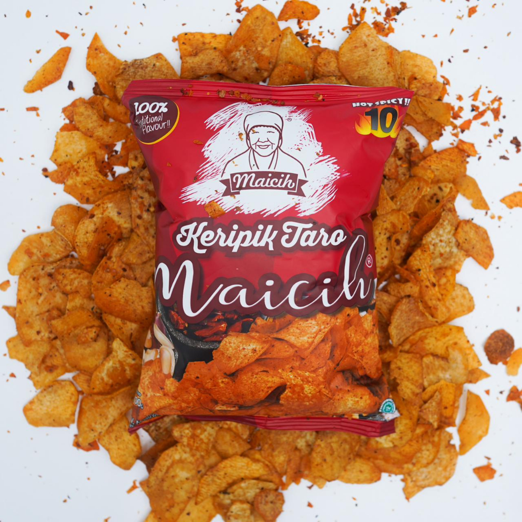 

MAICIH - Keripik Singkong Pedas Level 5, dan Level 10 Kemasan 100g