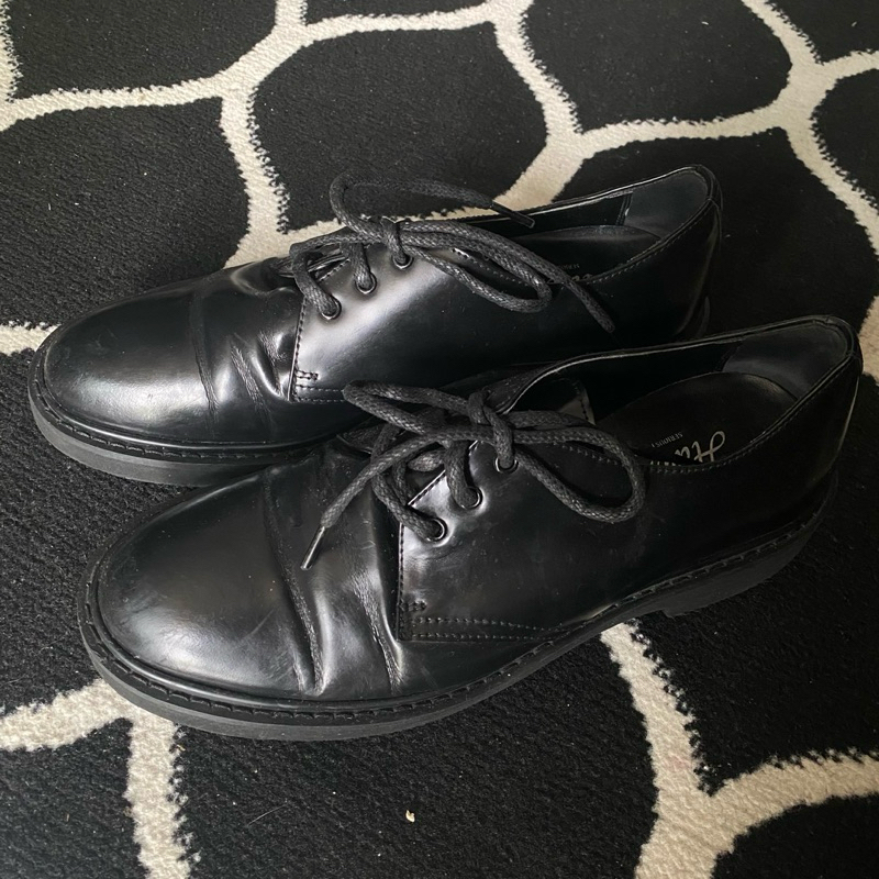 Hawkins Full Black Formal Shoes Pantopel