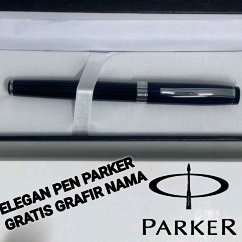 

bollpoint mewah Parker elegan pen gratis box EXLUSIVE dan GRAFIR nama