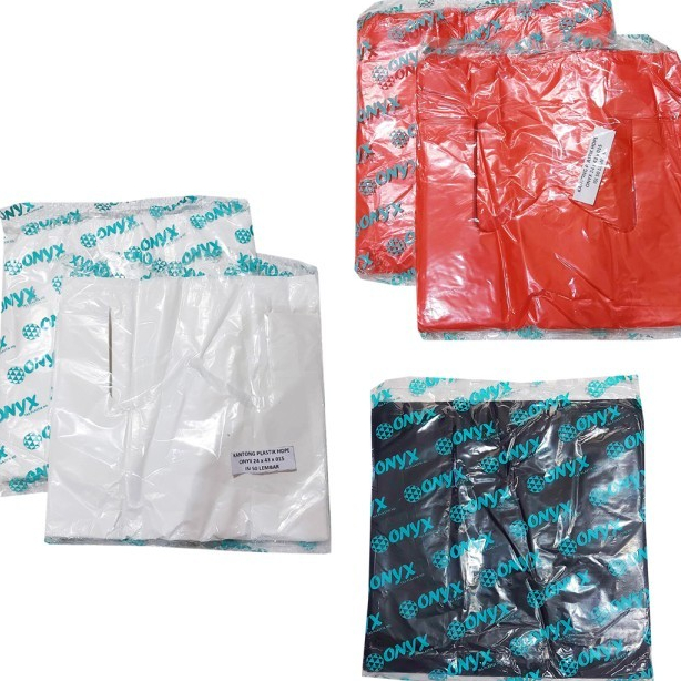 Kantong Plastik 15 cm Kantong Kresek Kantong Plastik Kresek Kecil  HD PE Putih Hitam Merah 15