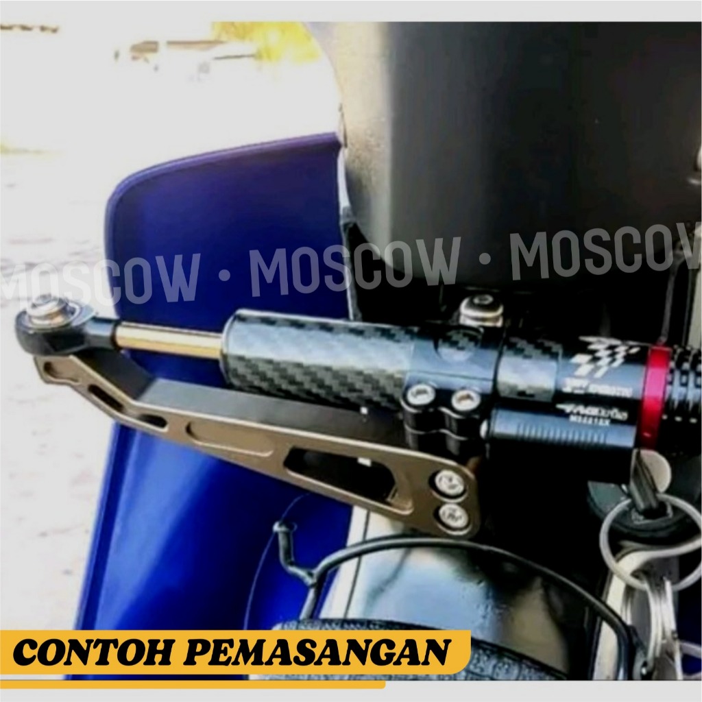 Breket stabiliser breket stering dumper tengah motor matic & bebek cocok buat stabilizer pendek matr