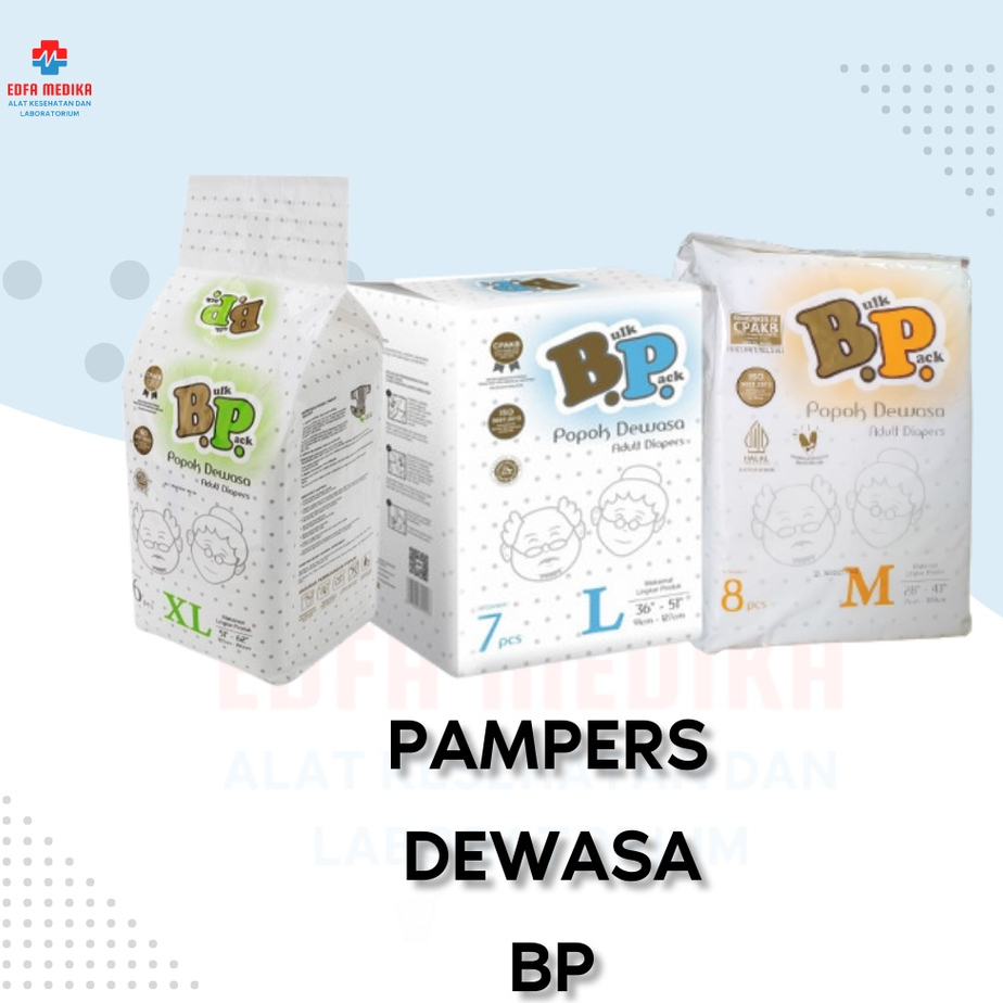 Pampers Dewasa BP rekat / BP Adult Diaper Popok Dewasa Perekat