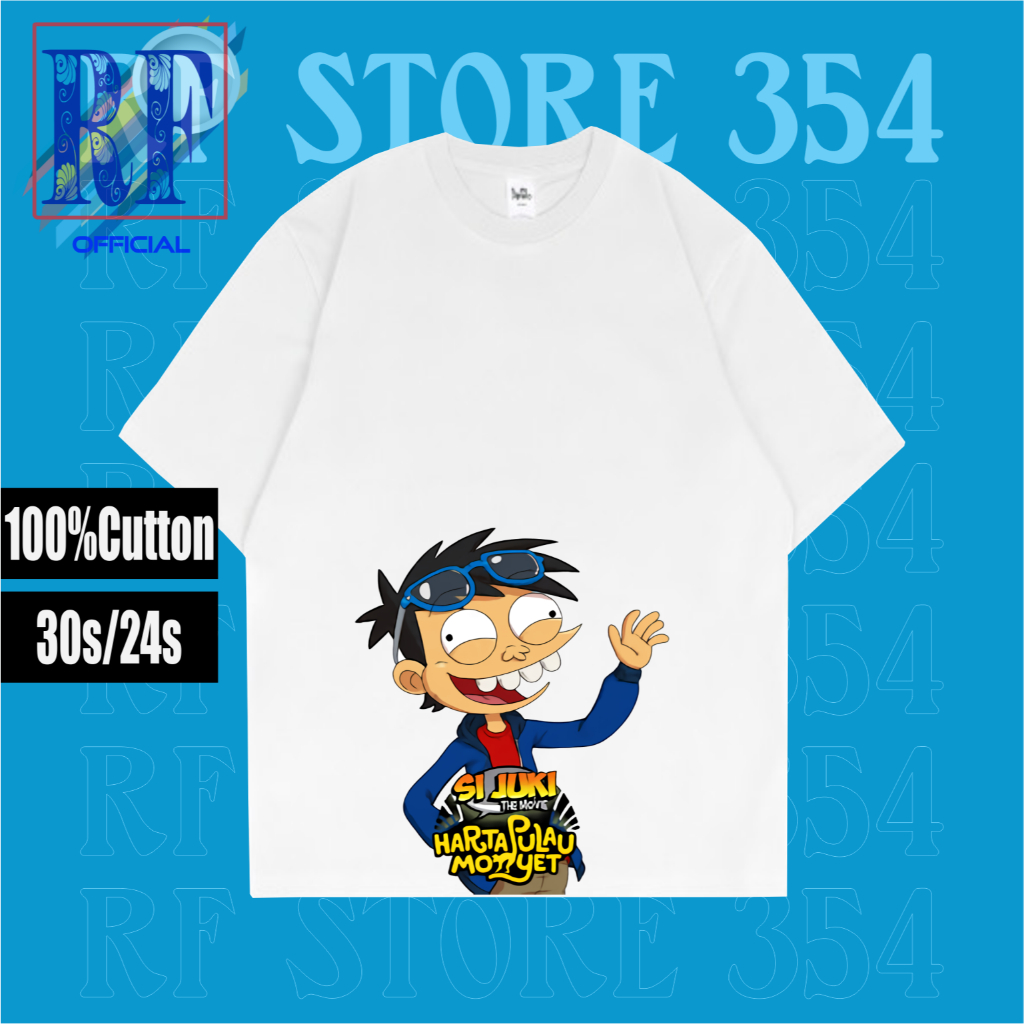 T-SHIRT | OVERSIZE | SI JUKI THE MOVIE | KAOS FILM SI JUKI | FILM KOMEDI ANIMASI BISOKOP XXI - CINEM