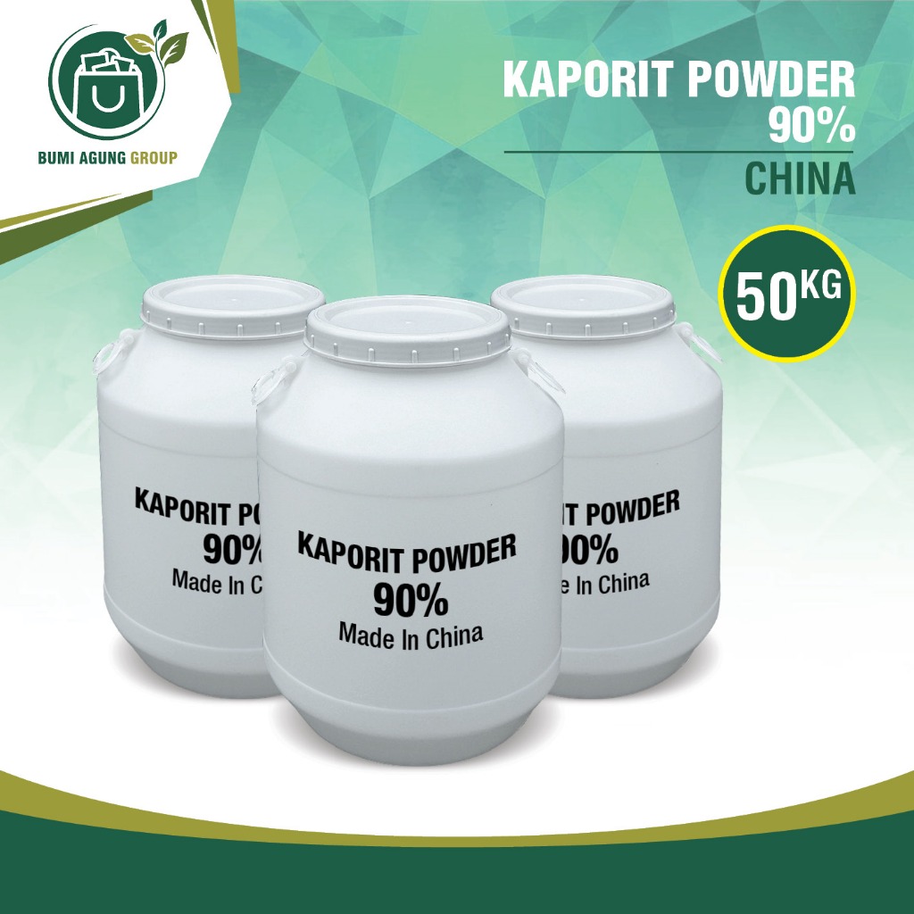 Kaporit bubuk 90% TCCA 1drum  kaporit powder 90% clorine perawatan penjernih air 50kg 50 kg