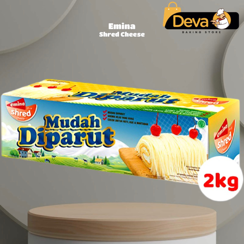 

Emina Shred Cheese - Keju Emina Shred 2kg