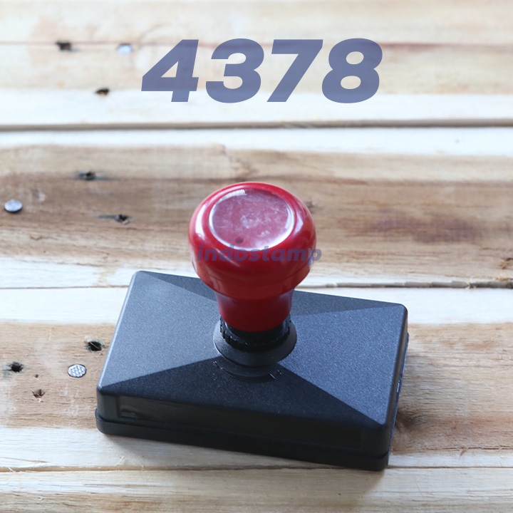 

gagang stempel 4378 flash stamp kotak 43mm 78mm original indostamp