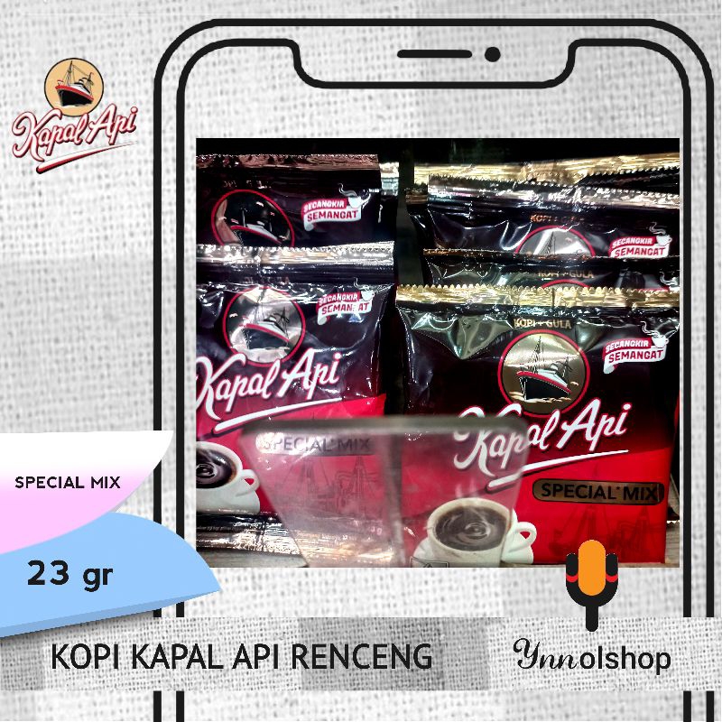 

KAPAL API KOPI SPECIAL MIX 1 RENCENG (10 PCS) | KOPI DAN GULA DALAM SATU KEMASAN | SECANGKIR SEMANGAT DALAM SATU TEGUKAN ( YNN OLSHOP )