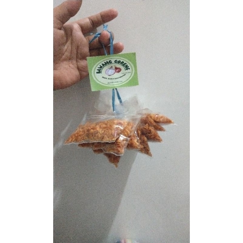 

isi 10 bawang goreng premium 100% tanpa campuran rentengan