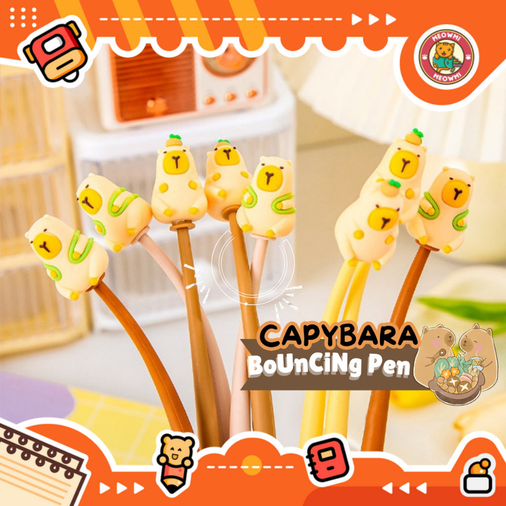 

Pulpen CapyBara Lentur Bouncing Elastis Doodle Pen PN0387