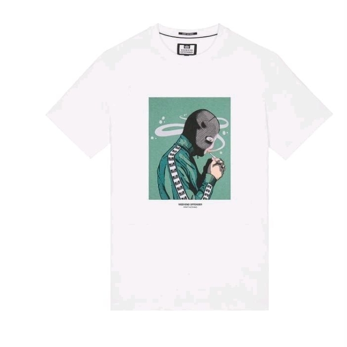Weekend Offender Fumo T-Shirt White Original