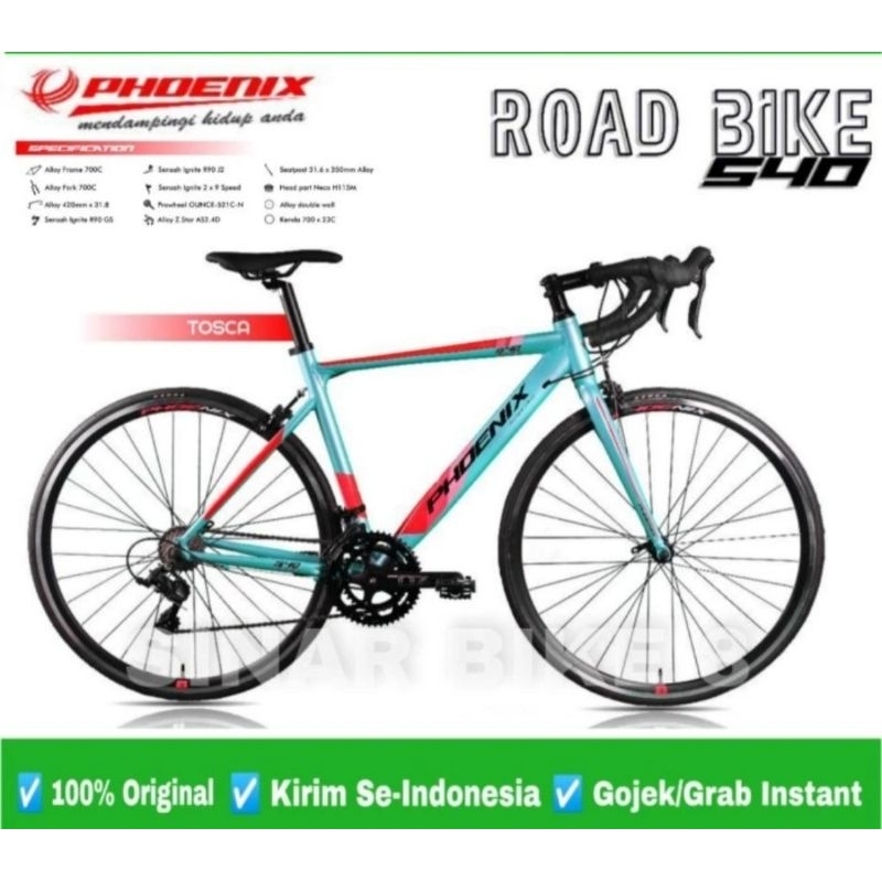 Sepeda Balap/Roadbike PHOENIX 540 Alloy 2X9Sped 700C