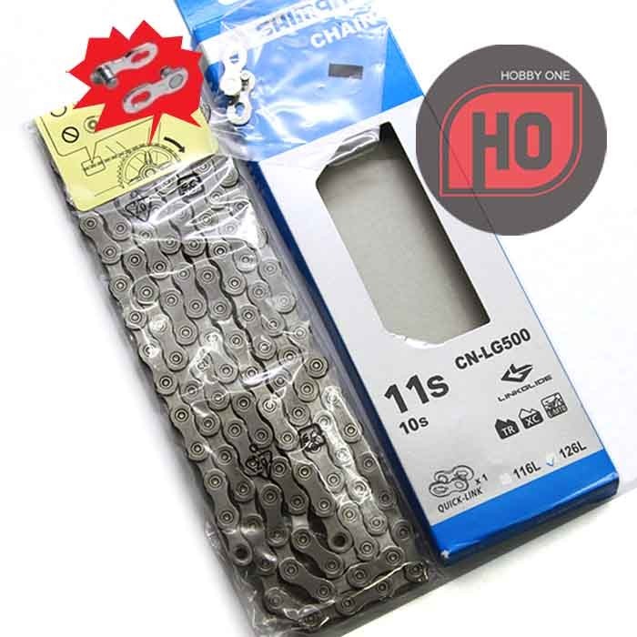 SHIMANO EP8 CN-LG500 10 11 Speed LINKGLIDE Chain Rantai ICNLG500126Q